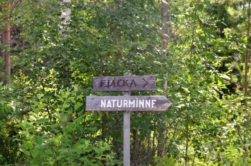 Fj&auml;ckan - Naturminne och kalkugnsruin